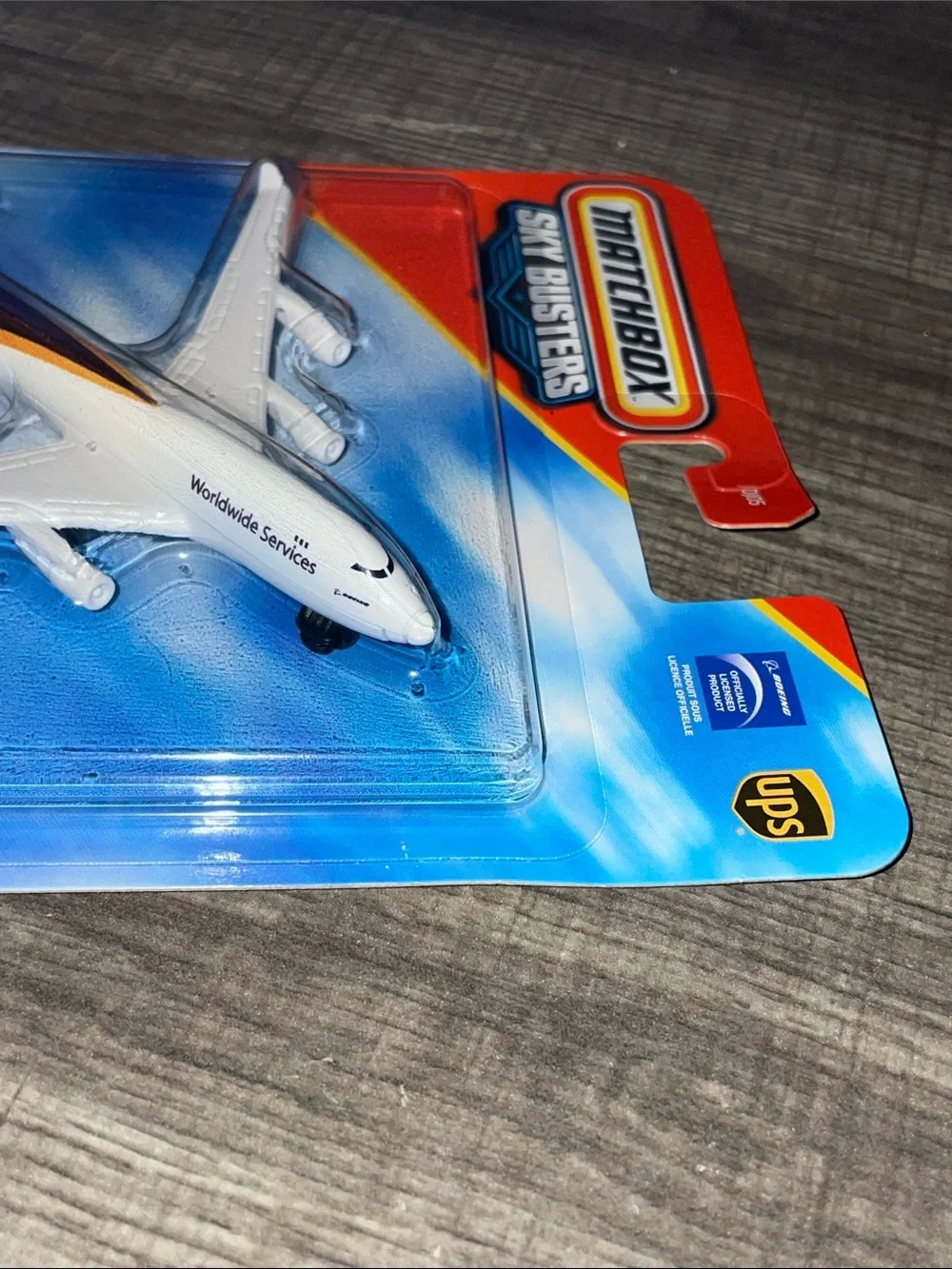 UPS 747 Matchbox Sky Busters Boeing 747-400 Toy Plane - White, Brown